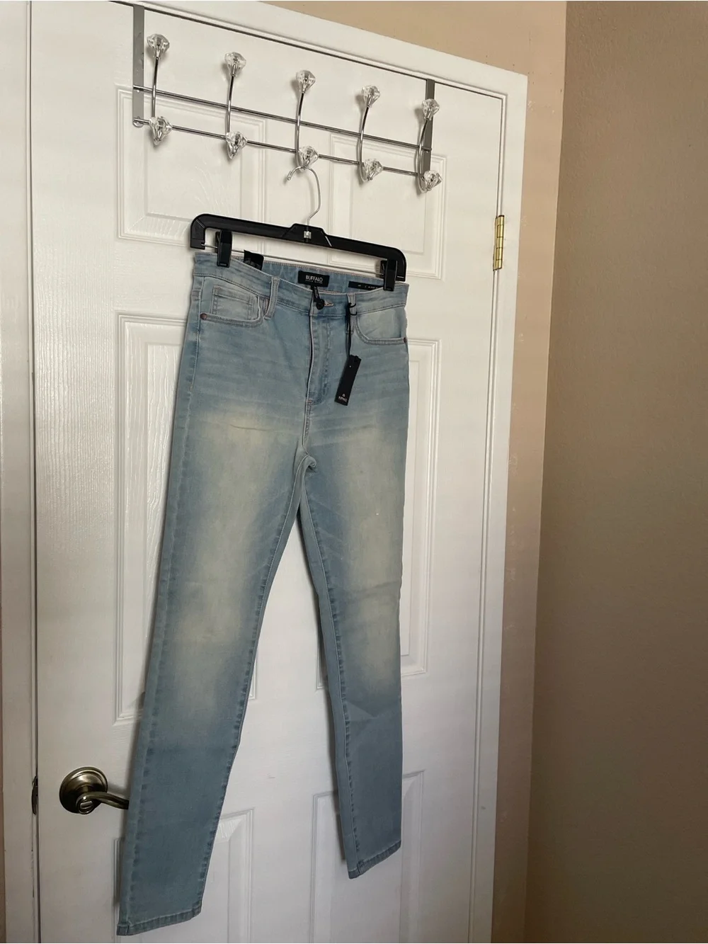 Buffalo David Bitton Light Blue High-Rise Skinny Jeans